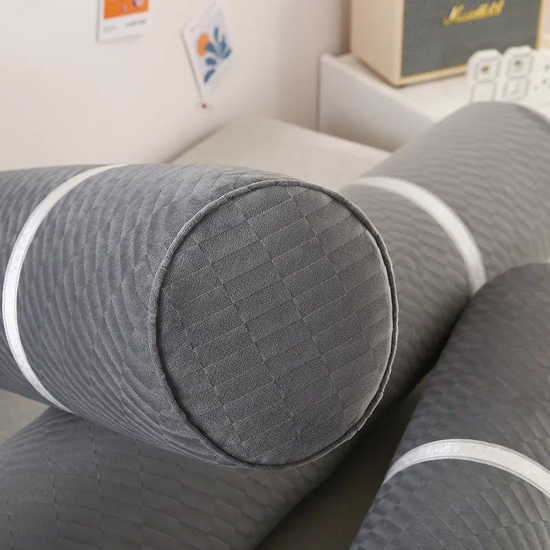 Coussin Malin Coussin tête de lit Gros coussin boudin classique | Gris