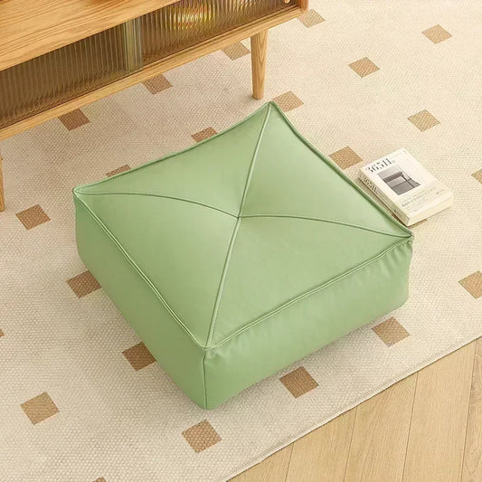 Coussin Malin Square-green / 40x40x15cm 1PC Floor Cushions Thick Small Sitting Pier Square/Round Pouf  Lazy Cushion Home Sofa Bay Window Decor Lattiatyynyt 바닥 쿠션