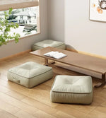 Coussin pouf carré 40cm | Vert - Vignette | Coussin Malin
