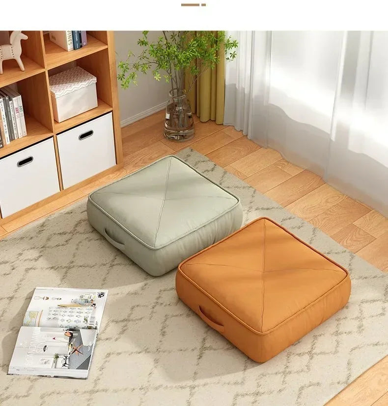Coussin Malin 1PC Floor Cushions Thick Small Sitting Pier Square/Round Pouf  Lazy Cushion Home Sofa Bay Window Decor Lattiatyynyt 바닥 쿠션