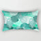Coussin Malin 23 / 30X50CM-pillow cover 2023 New Teal Blue Geometric Lumbar Pillows Case 30X50CM Nordic Blue Cushion Pillow for Couch Sofa Throw Pillows Case Decor Home