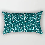 Housse de coussin canapé rectangulaire bleuté | Classique - Vignette | Coussin Malin