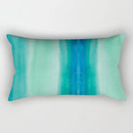 Housse de coussin canapé rectangulaire bleuté | Bandes décoratives - Vignette | Coussin Malin