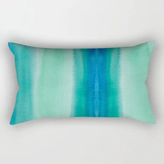Coussin Malin 2 / 30X50CM-pillow cover 2023 New Teal Blue Geometric Lumbar Pillows Case 30X50CM Nordic Blue Cushion Pillow for Couch Sofa Throw Pillows Case Decor Home
