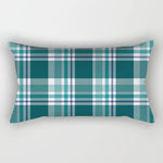 Housse de coussin canapé rectangulaire bleuté | Bandes décoratives - Vignette | Coussin Malin