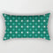 Coussin Malin 26 / 30X50CM-pillow cover 2023 New Teal Blue Geometric Lumbar Pillows Case 30X50CM Nordic Blue Cushion Pillow for Couch Sofa Throw Pillows Case Decor Home