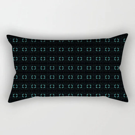 Coussin Malin 3 / 30X50CM-pillow cover 2023 New Teal Blue Geometric Lumbar Pillows Case 30X50CM Nordic Blue Cushion Pillow for Couch Sofa Throw Pillows Case Decor Home