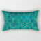 Coussin Malin 18 / 30X50CM-pillow cover 2023 New Teal Blue Geometric Lumbar Pillows Case 30X50CM Nordic Blue Cushion Pillow for Couch Sofa Throw Pillows Case Decor Home