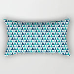 Housse de coussin canapé rectangulaire bleuté | Classique - Vignette | Coussin Malin