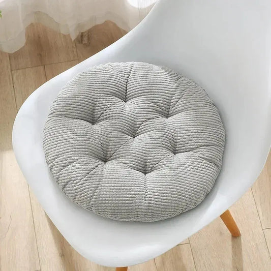 Coussin Malin Gris / 30cm Coussin de chaise rond