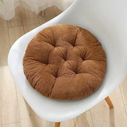 Coussin Malin Marron / 30cm Coussin de chaise rond