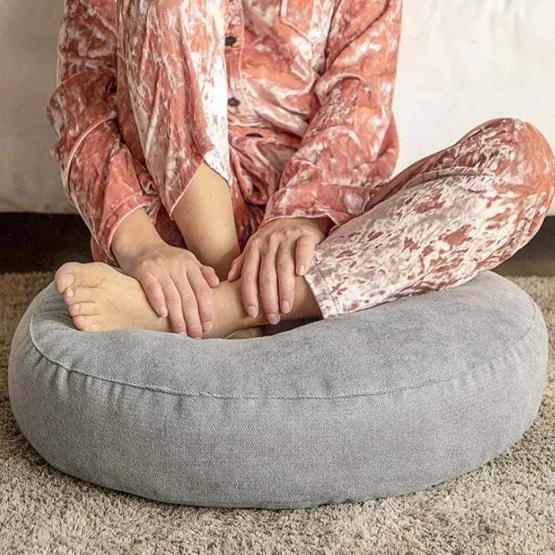 Coussin Malin Coussin pouf rond multifonction