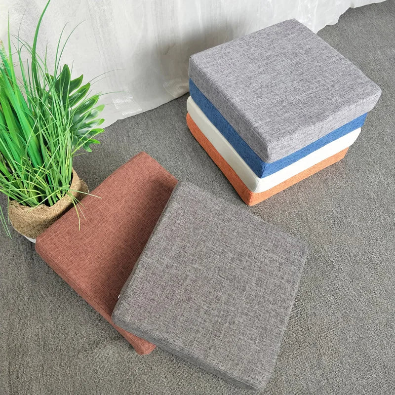 Coussin pour chaise déhoussable carré | Marron Coussin Malin