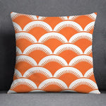Housse de coussin canapé décoratif | Coquillage orange - Vignette | Coussin Malin