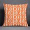 Coussin Malin 40x40cm Housse de coussin canapé décoratif | Motifs orange