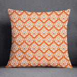 Housse de coussin canapé décoratif | Motifs orange - Vignette | Coussin Malin