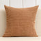 Coussin Malin Marron / 30x50cm Housse de coussin canapé en peluche avec house | Couleurs claires