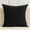 Coussin Malin Noir / 30x50cm Housse de coussin canapé en peluche avec house | Couleurs foncées