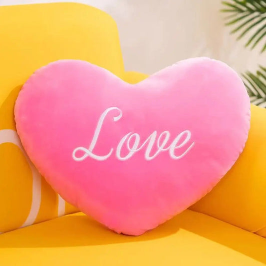 Coussin décoratif Love | Cœur rose Coussin Malin