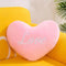 Coussin décoratif Love | Cœur rose clair Coussin Malin