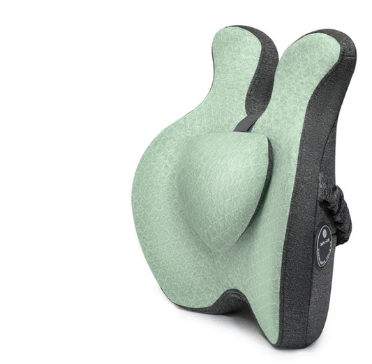 Coussin Malin Coussin à mémoire de forme Coussin à mémoire de forme dorsal pour chaise | Dossier vert