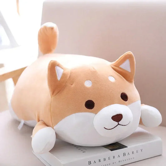 Coussin Malin Coussin animaux 38cm Gros coussin original | Shiba heureux