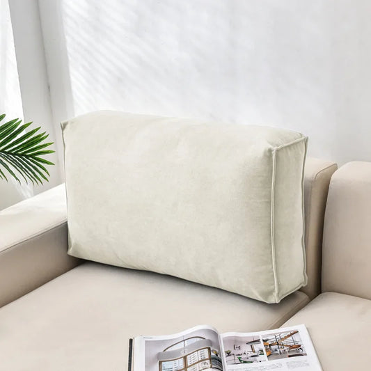 Coussin Malin Coussin canapé 60cm Gros coussin canapé rectangulaire blanc