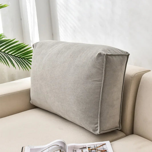Coussin Malin Coussin canapé Gros coussin canapé rectangulaire gris