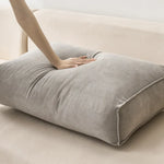 Gros coussin canapé rectangulaire bleu - Vignette | Coussin Malin