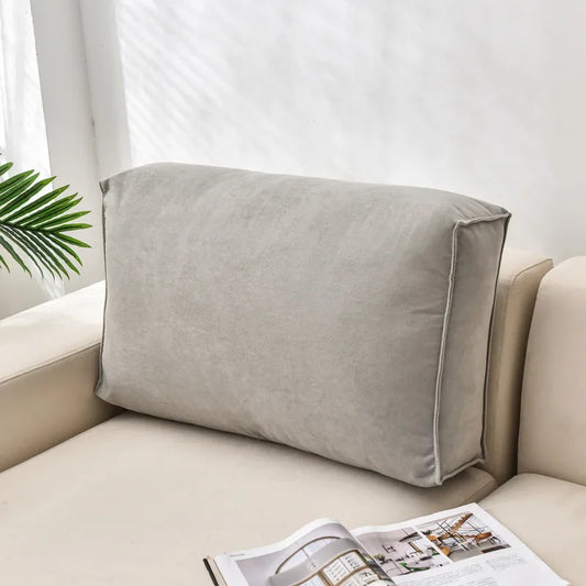 Coussin Malin Coussin canapé 60cm Gros coussin canapé rectangulaire gris