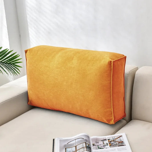 Coussin Malin Coussin canapé 60cm Gros coussin canapé rectangulaire orange