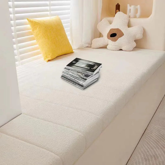 Coussin Malin 100x35cm Coussin canapé palette imperméable | Blanc