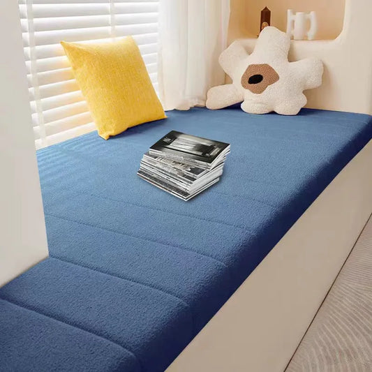 Coussin Malin 100x35cm Coussin canapé palette imperméable | Bleu