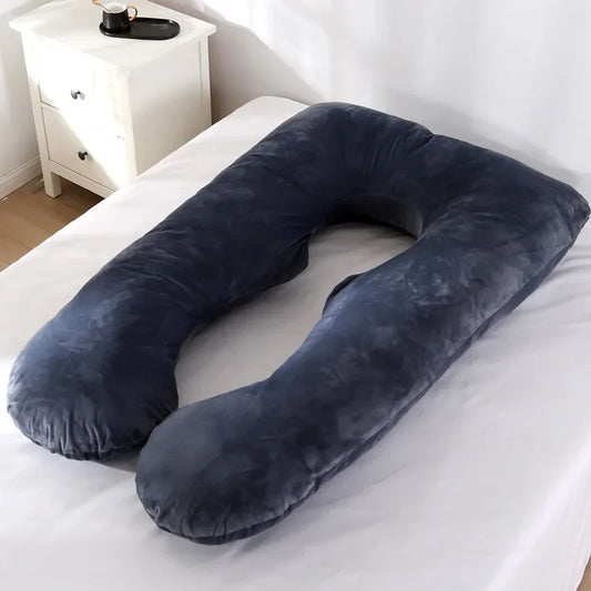 Coussin Malin Noir Coussin de grossesse pour dormir 120x70cm