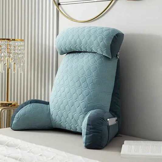 Coussin Malin Bleu ciel Coussin de lecture de lit 75x58cm