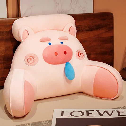 Coussin Malin 40cm Coussin de lecture de lit | Cochon