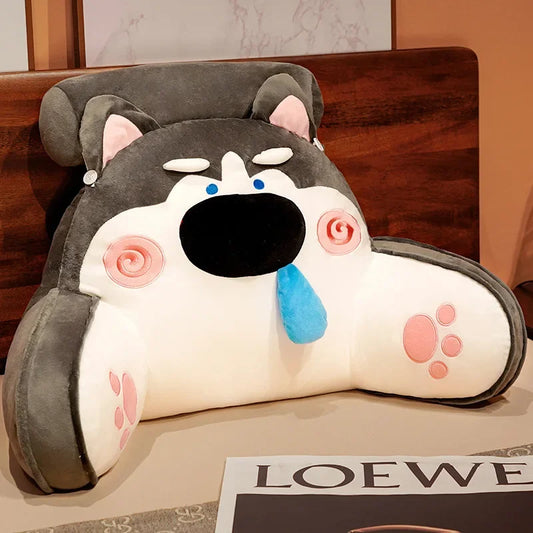 Coussin Malin 40cm Coussin de lecture de lit | Loup