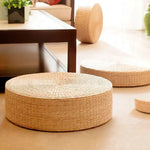 Coussin de sol japonais en paille 40x40cm - Vignette | Coussin Malin