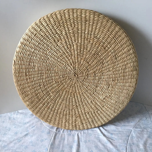 Coussin Malin Coussin de sol japonais en paille 40x40cm