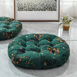 Coussin de sol rond à fleur 55x55cm - Vignette | Coussin Malin