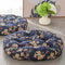 Coussin Malin Coussin de sol rond à fleur 55x55cm