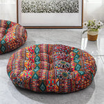 Coussin de sol rond à motifs 55x55cm - Vignette | Coussin Malin