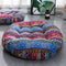 Coussin Malin Coussin de sol rond à motifs 55x55cm