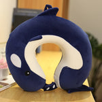 Coussin de voyage à mémoire de forme | Baleine - Vignette | Coussin Malin