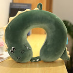 Coussin de voyage à mémoire de forme | Dinosaure - Vignette | Coussin Malin