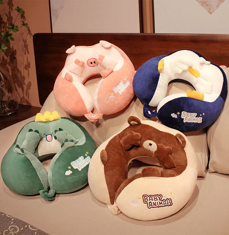Coussin Malin Coussin de voyage Coussin de voyage Baby Animals | Ours