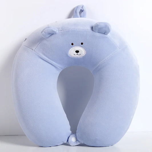 Coussin Malin Coussin de voyage Coussin de voyage original déhoussable | Ours ciel