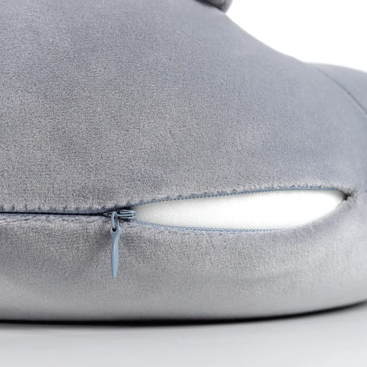 Coussin Malin Coussin de voyage Coussin de voyage original déhoussable | Ours gris