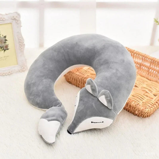 Coussin Malin Coussin de voyage Coussin de voyage original | Renard gris