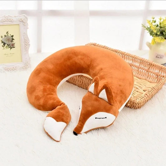 Coussin Malin Coussin de voyage Coussin de voyage original | Renard marron